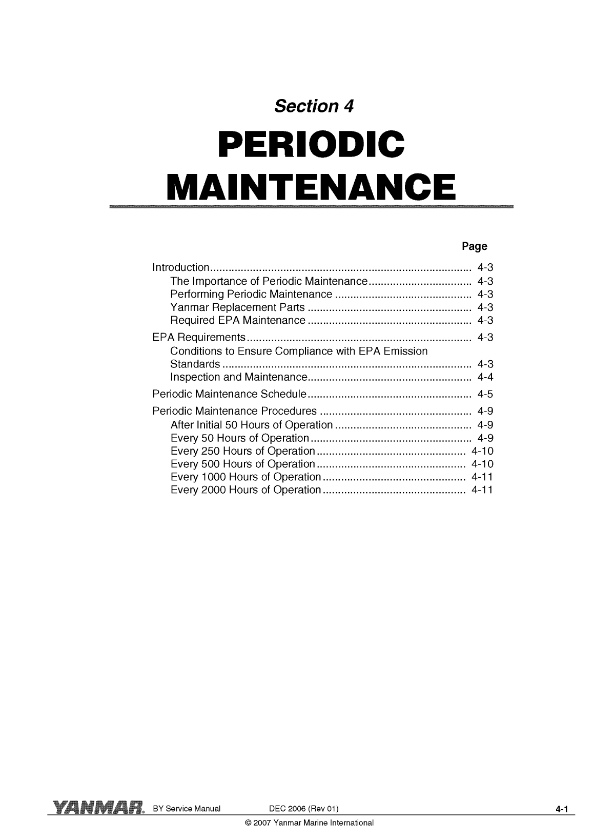4by2 180: Yanmar Inboard Engine 180hp/132kw Service Manual