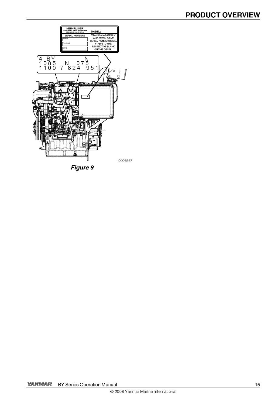 '6by2 220z: Yanmar Diesel Sterndrive Engine 220hp/162kw Bravo 2 Owners Manual'