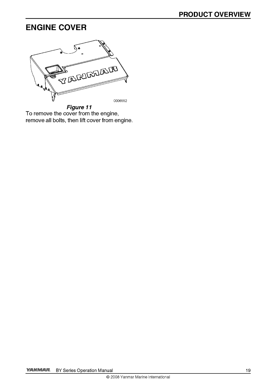 6by2 220z: Yanmar Diesel Sterndrive Engine 220hp/162kw Bravo 1 Owners Manual