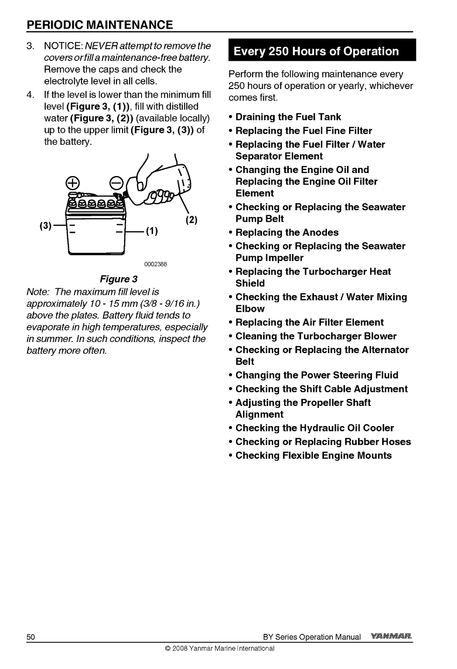 6by2 220z: Yanmar Diesel Sterndrive Engine 220hp/162kw Bravo 1 Owners Manual