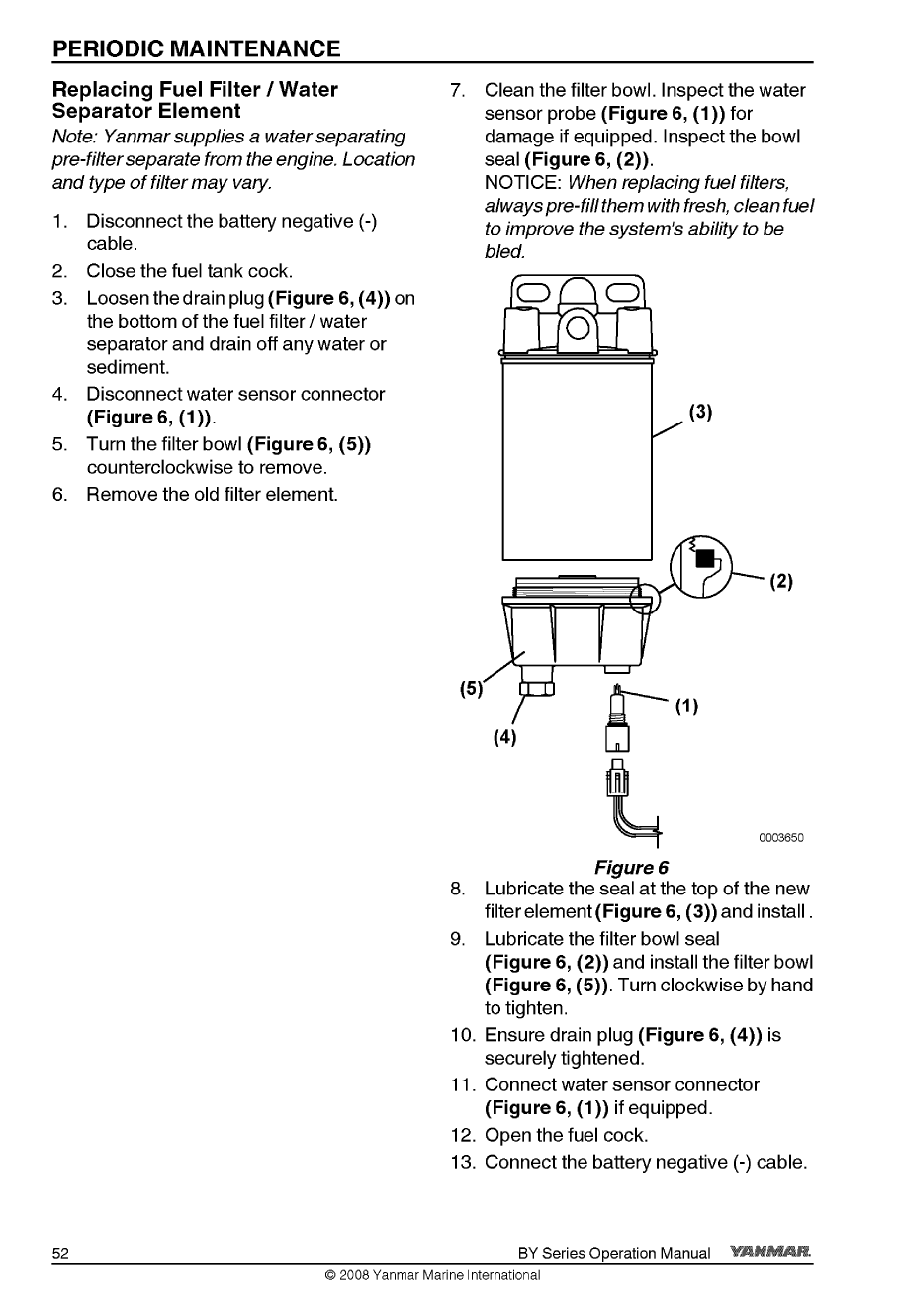 6by2 220z: Yanmar Diesel Sterndrive Engine 220hp/162kw Bravo 1 Owners Manual