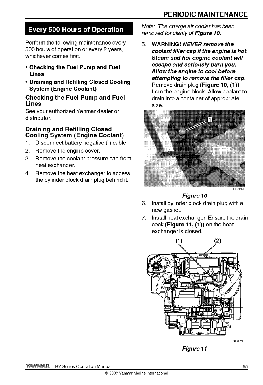 6by2 220z: Yanmar Diesel Sterndrive Engine 220hp/162kw Bravo 1 Owners Manual
