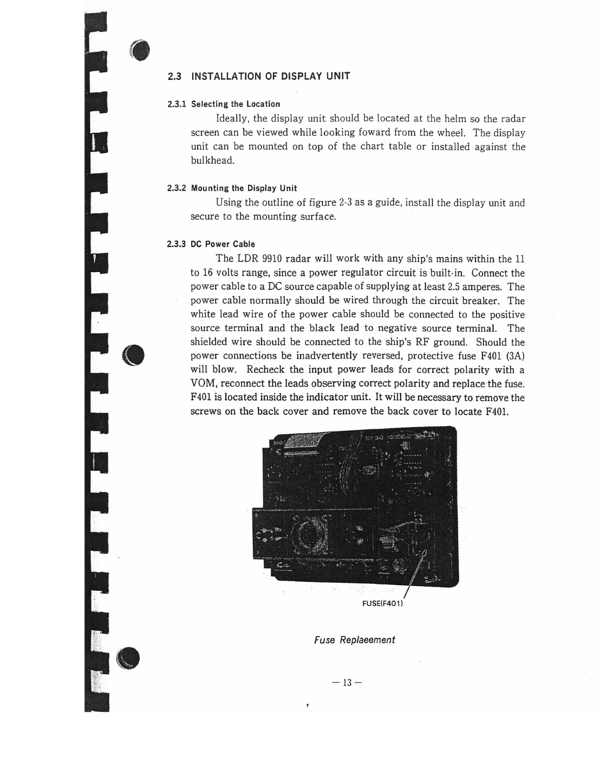 ' Apelco Ldr 9910 Radar'