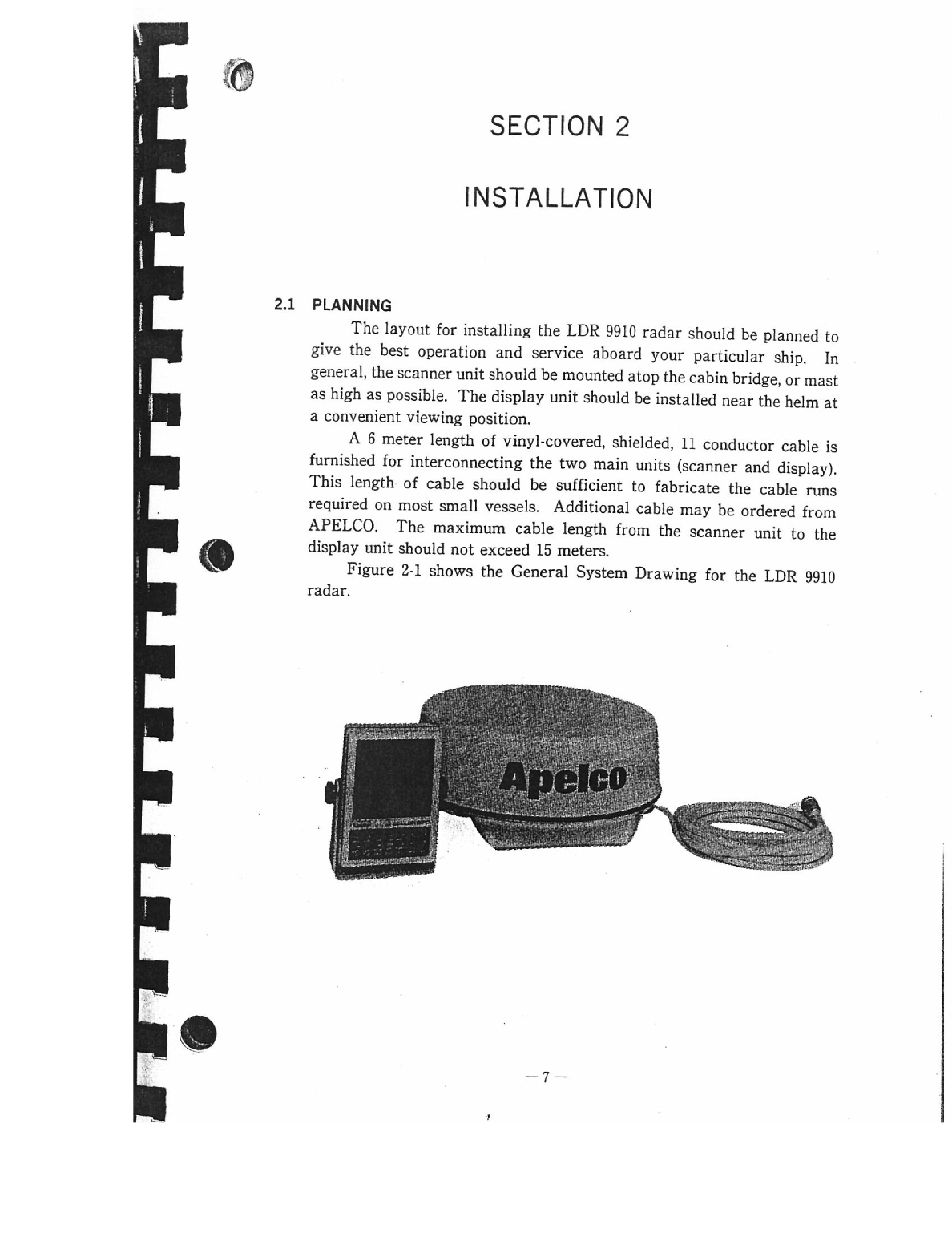 ' Apelco Ldr 9910 Radar'