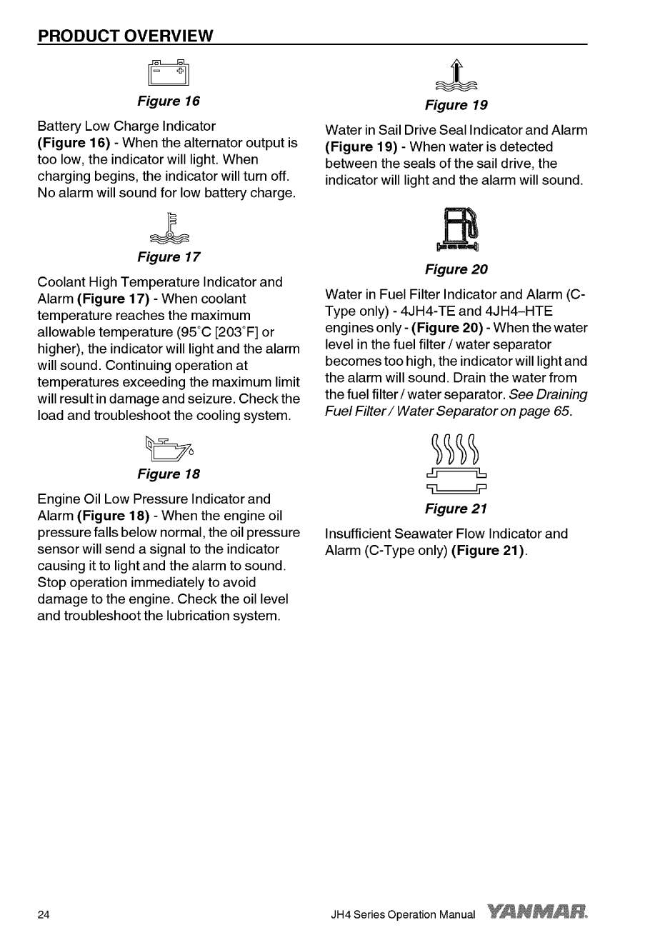 '4jh4 hte: Yanmar Inboard Engine 110hp/80.9kw Owners Manual'