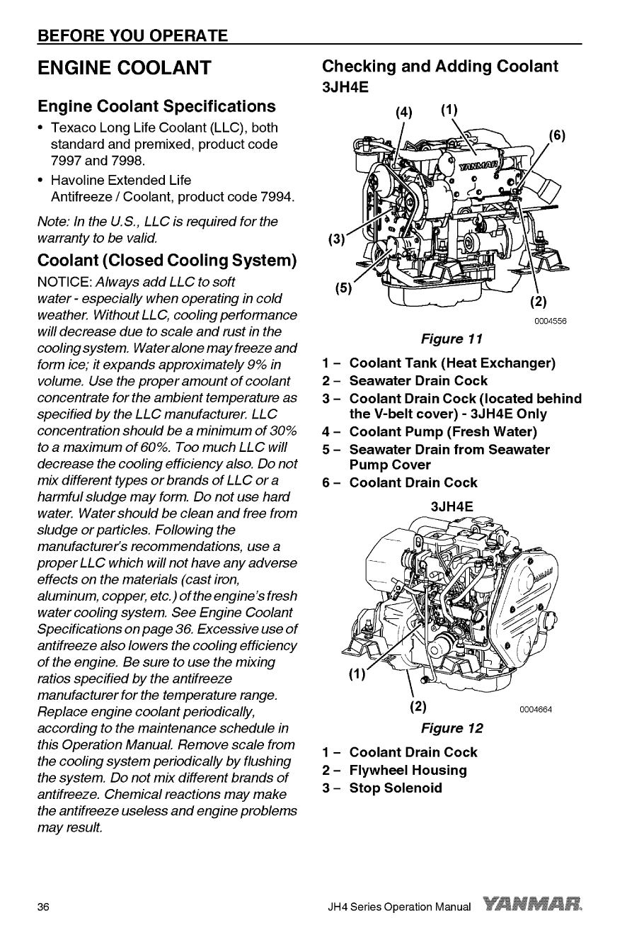'4jh4 hte: Yanmar Inboard Engine 110hp/80.9kw Owners Manual'
