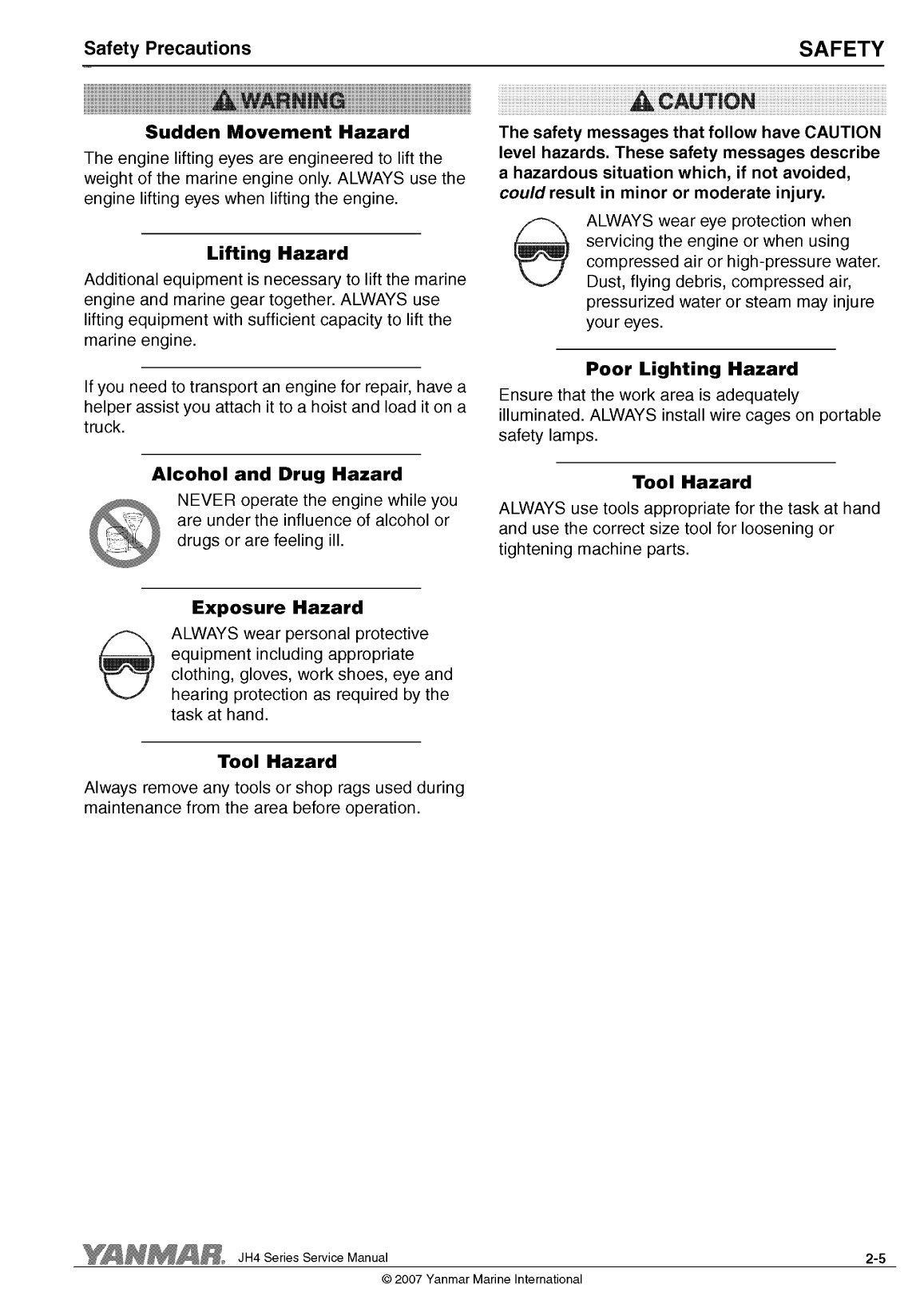 4jh4 te: Yanmar Inboard Engine 75hp/55kw Service Manual