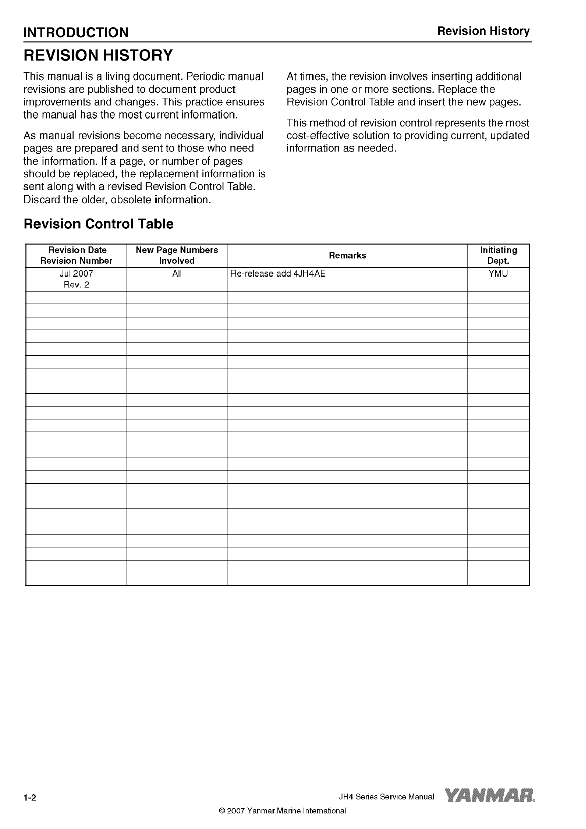 4jh4 te: Yanmar Inboard Engine 75hp/55kw Service Manual