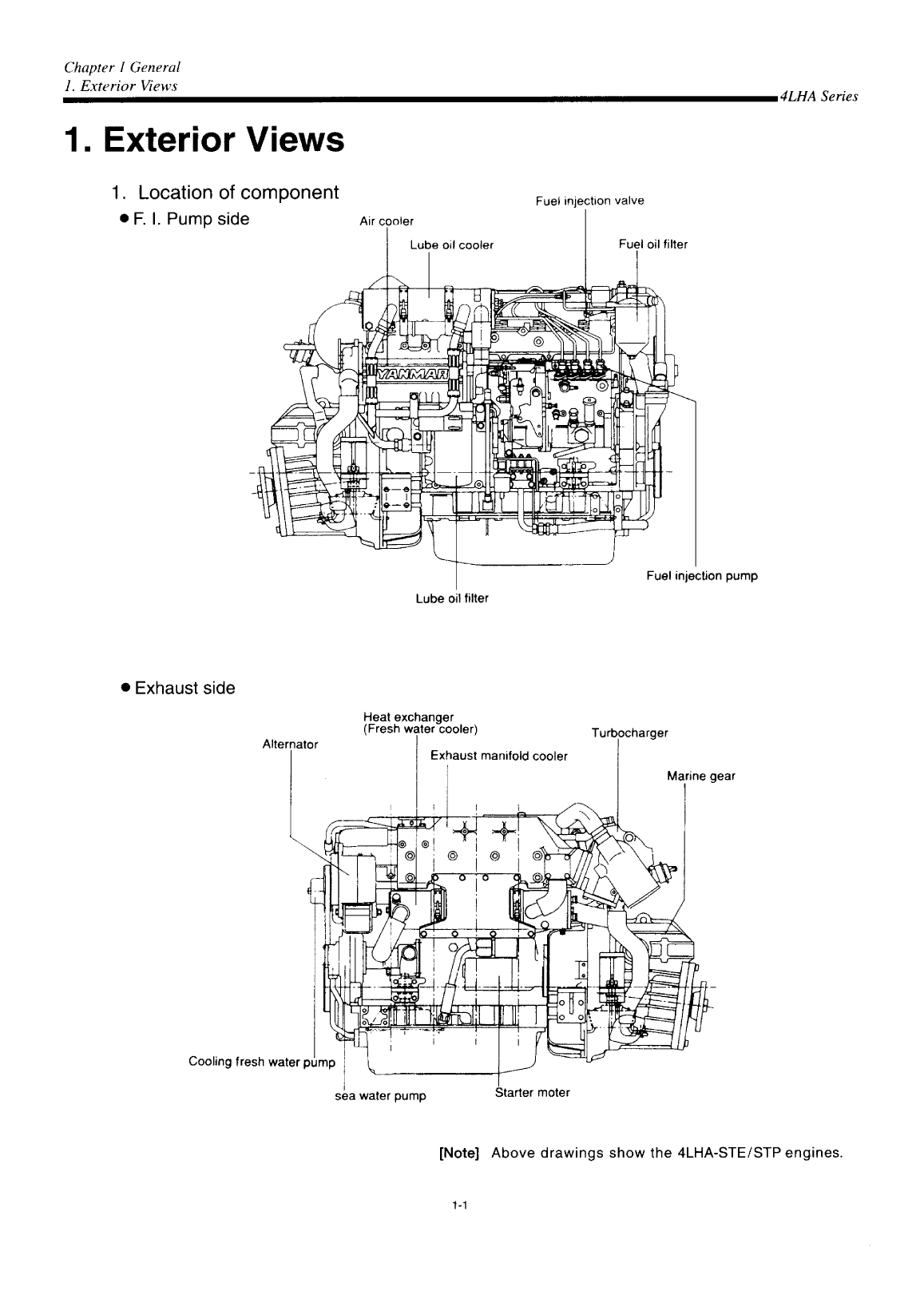 '4lha stzp: Yanmar Diesel Sterndrive Engine 150hp/110kw Bravo 1 Service Manual'