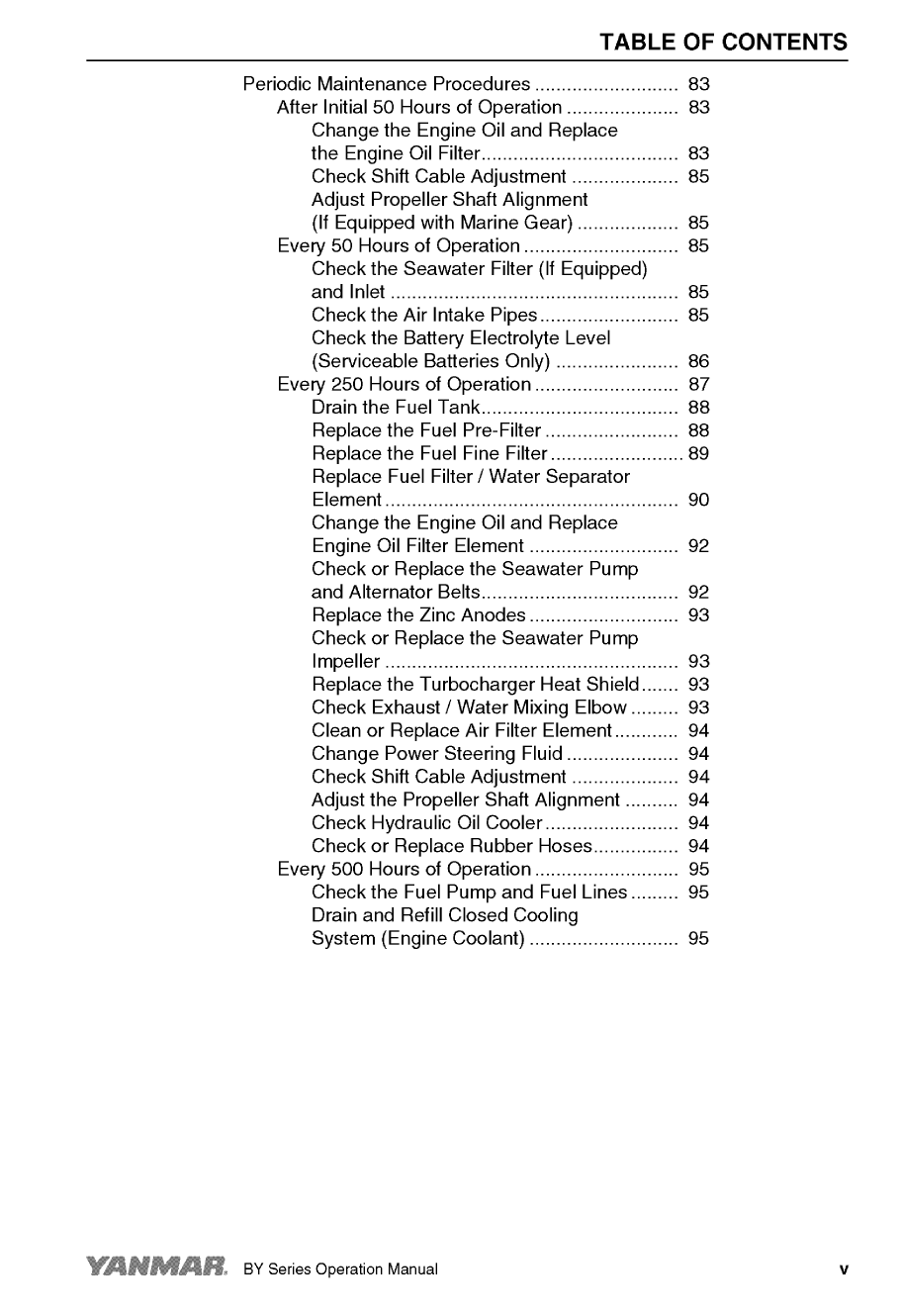 6by2 220: Yanmar Inboard Engine 220hp/162kw Owners Manual