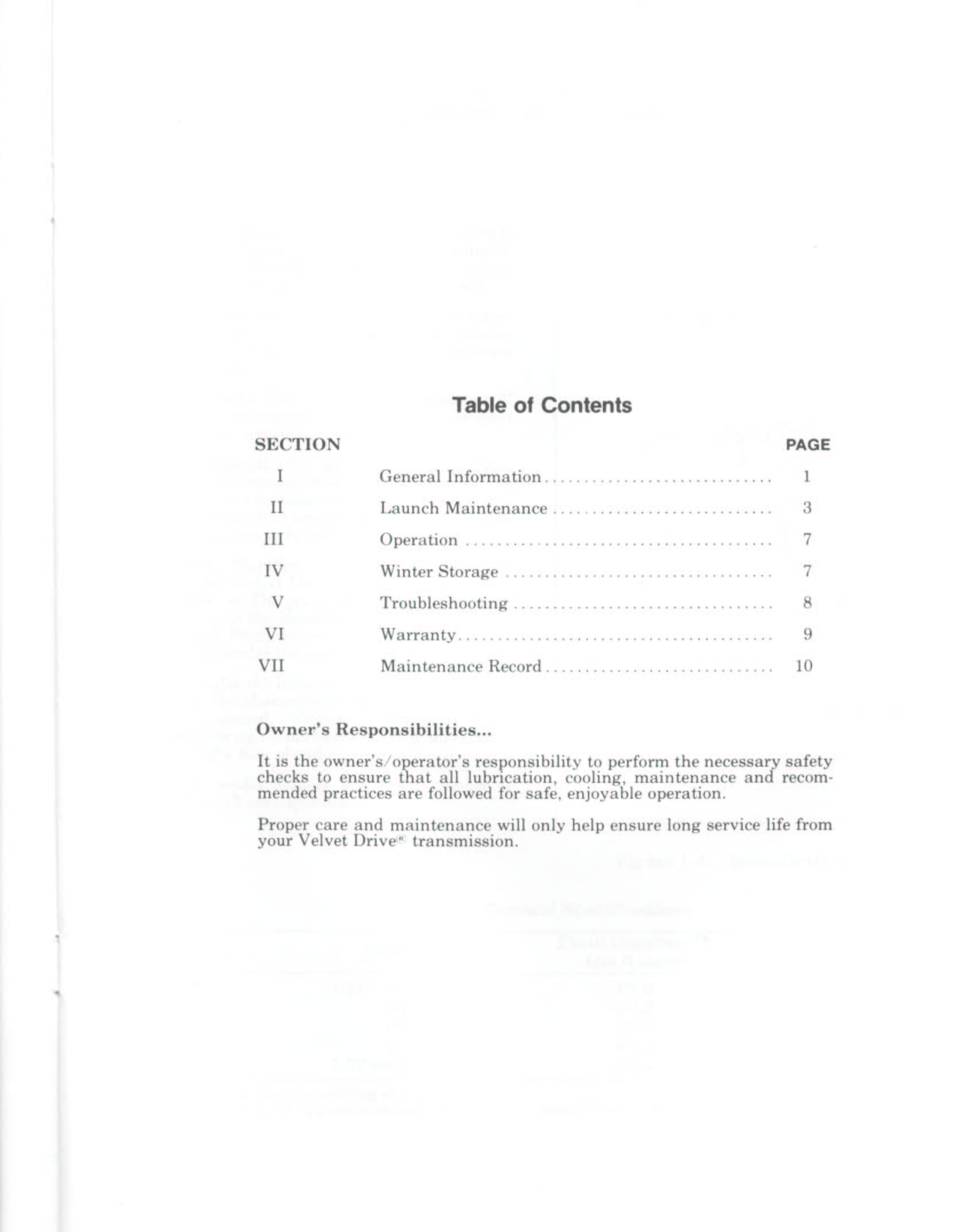 Borg Warner Velvet 71c 72c Transmission Owners Manual