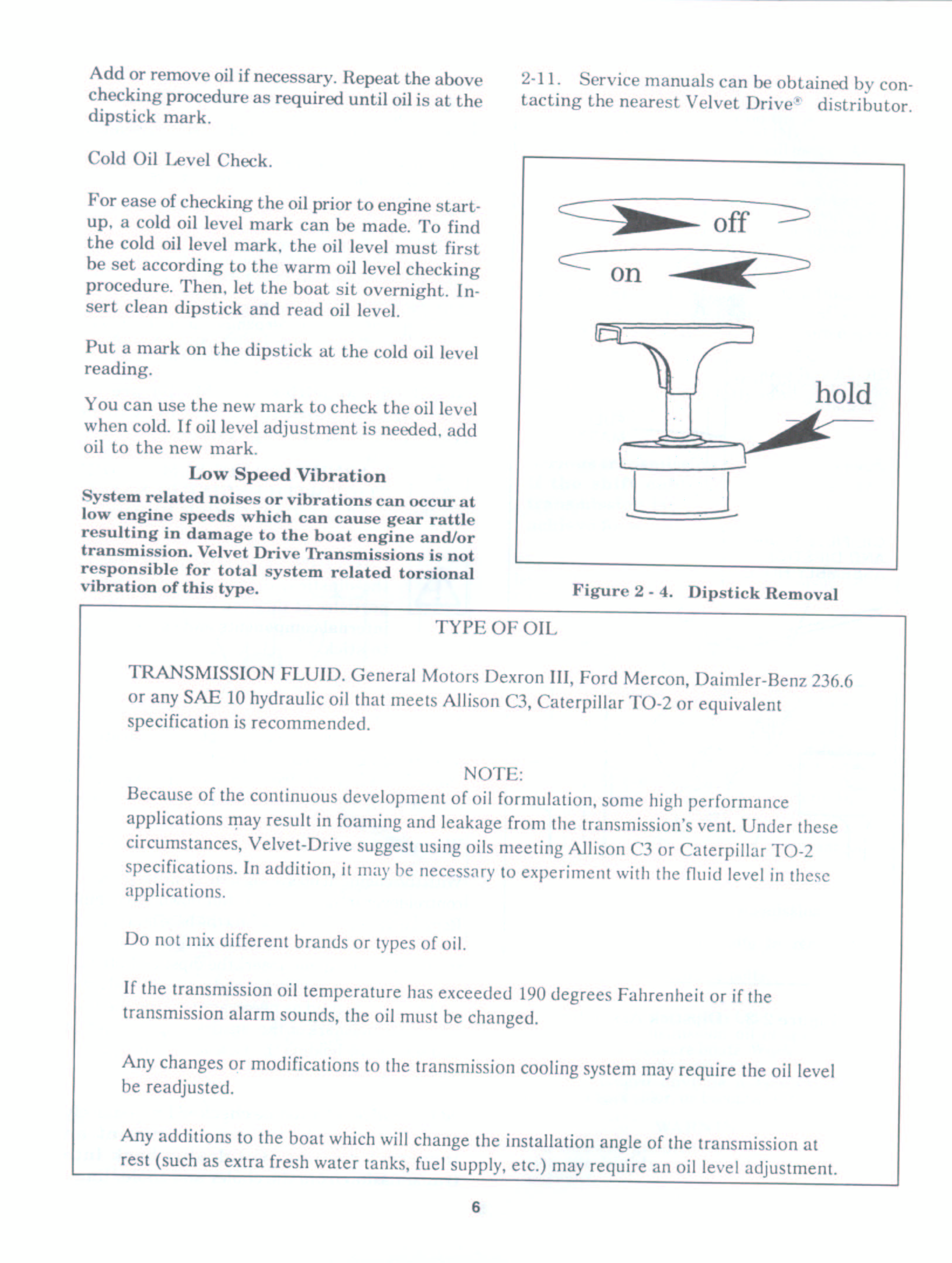 Borg Warner Velvet 71c 72c Transmission Owners Manual