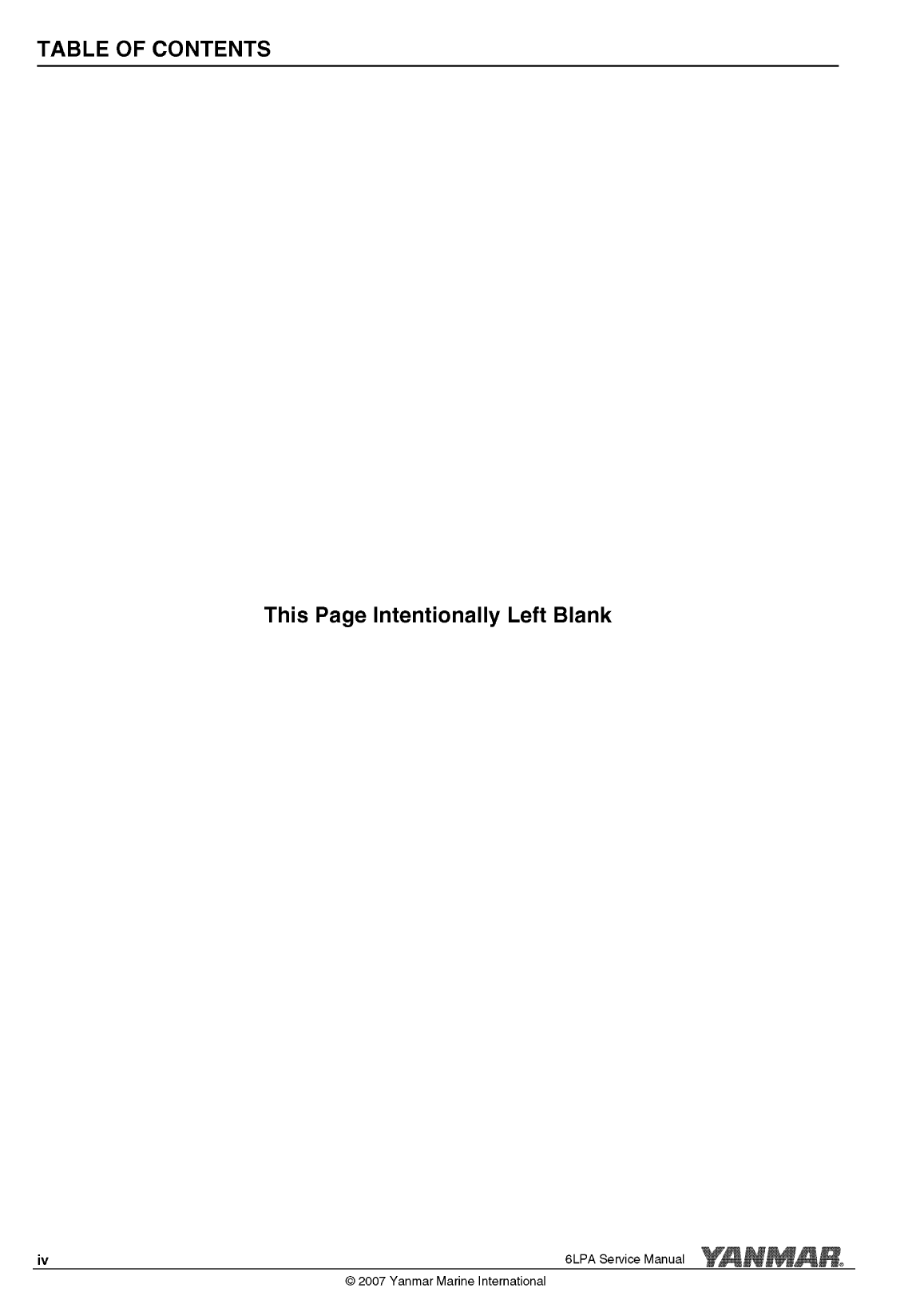 6lpa stp: Yanmar Inboard Engine 315hp/232kw Service Manual