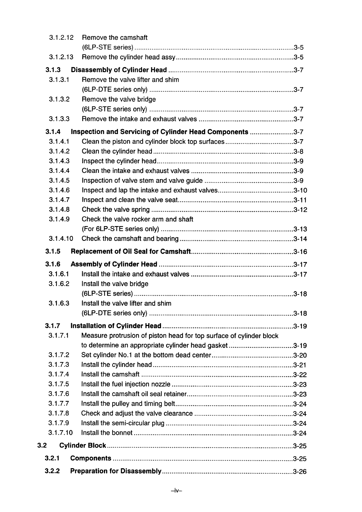 6lpa stzp: Yanmar Diesel Sterndrive Engine 180hp/132kw Bravo 2 Service Manual