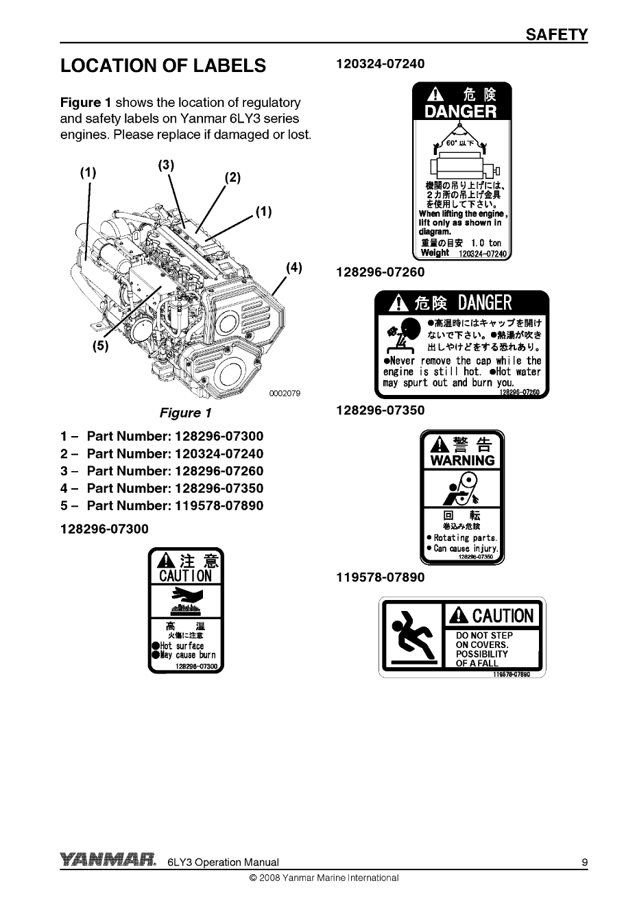 6ly3 utp: Yanmar Inboard Engine 380hp/279kw Owners Manual