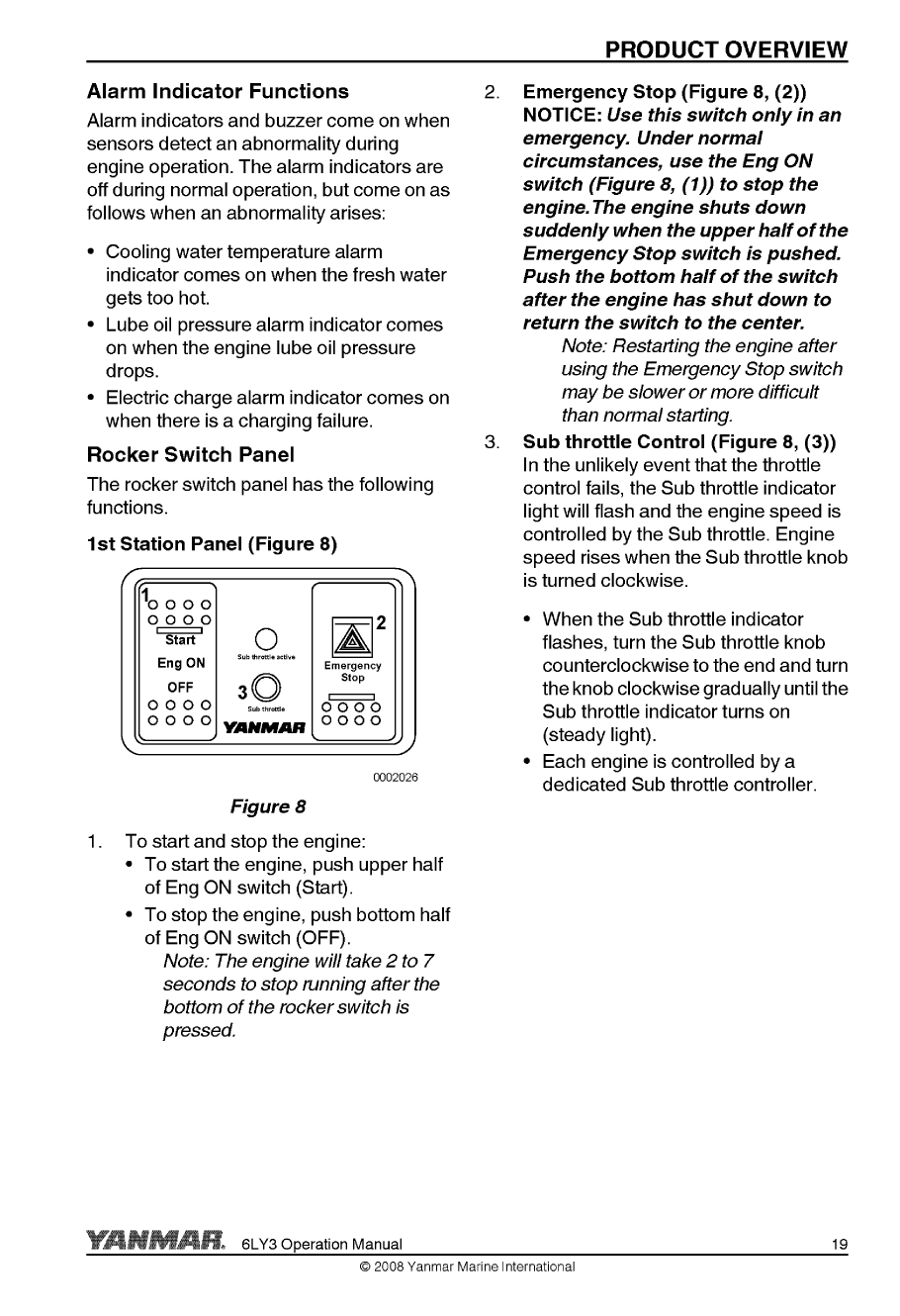 6ly3 utp: Yanmar Inboard Engine 380hp/279kw Owners Manual