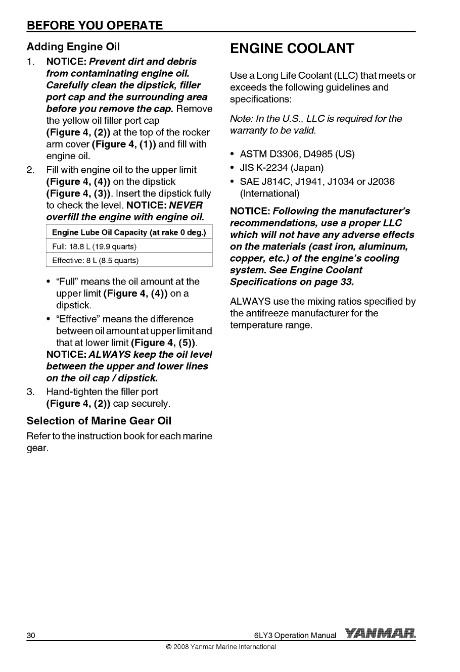 6ly3 utp: Yanmar Inboard Engine 380hp/279kw Owners Manual