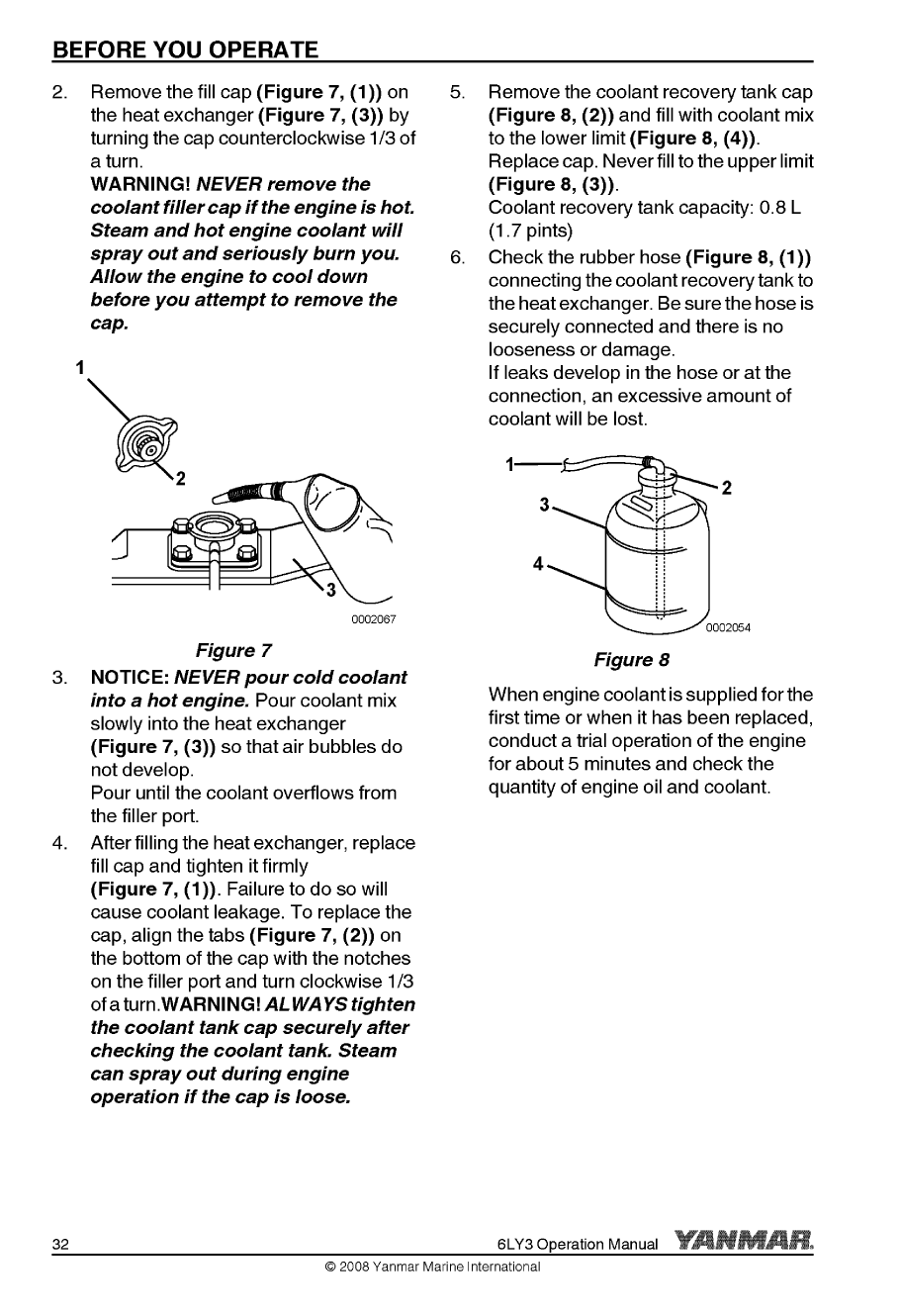6ly3 utp: Yanmar Inboard Engine 380hp/279kw Owners Manual