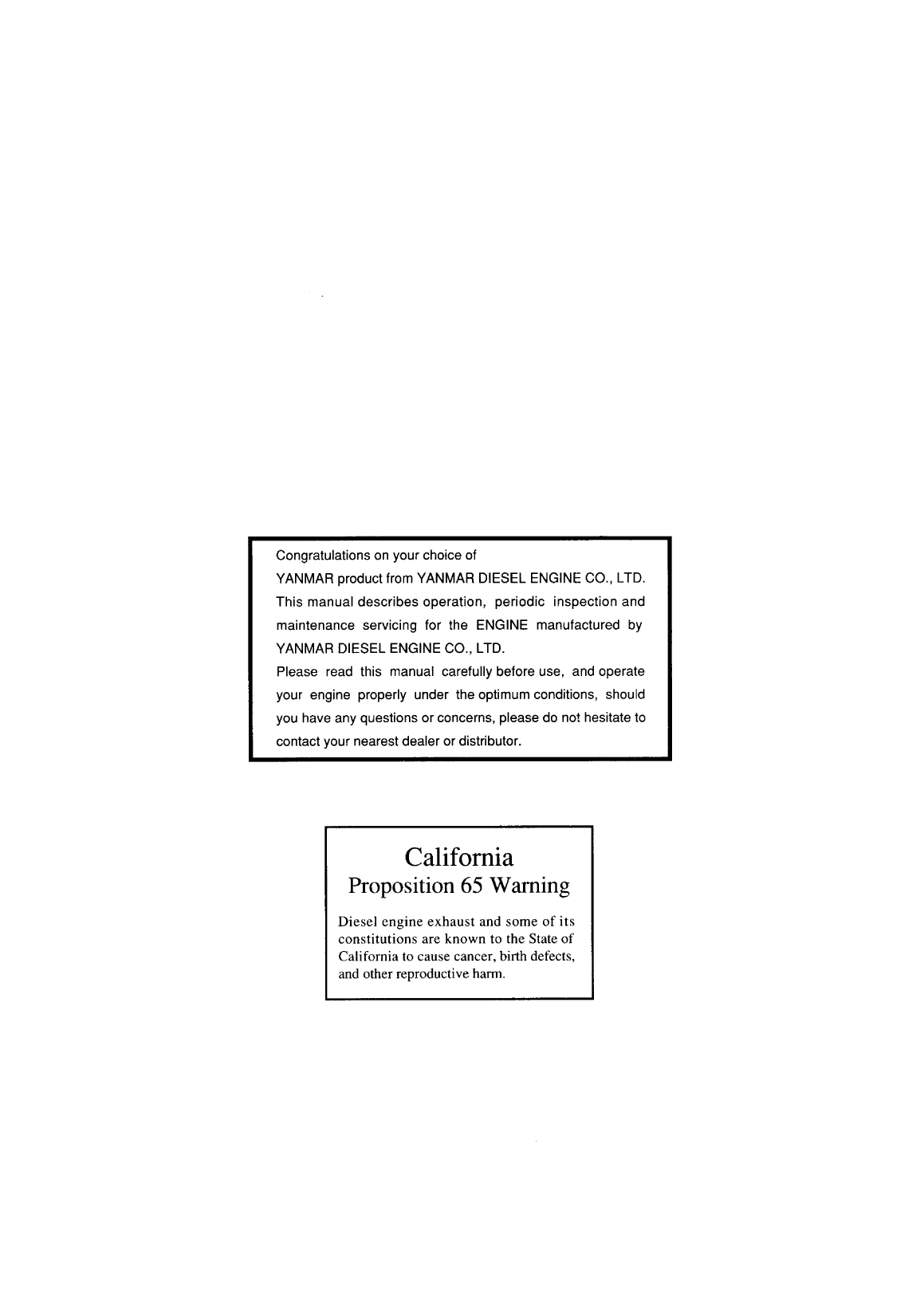 6lya stp: Yanmar Inboard Engine 370hp/272kw Owners Manual