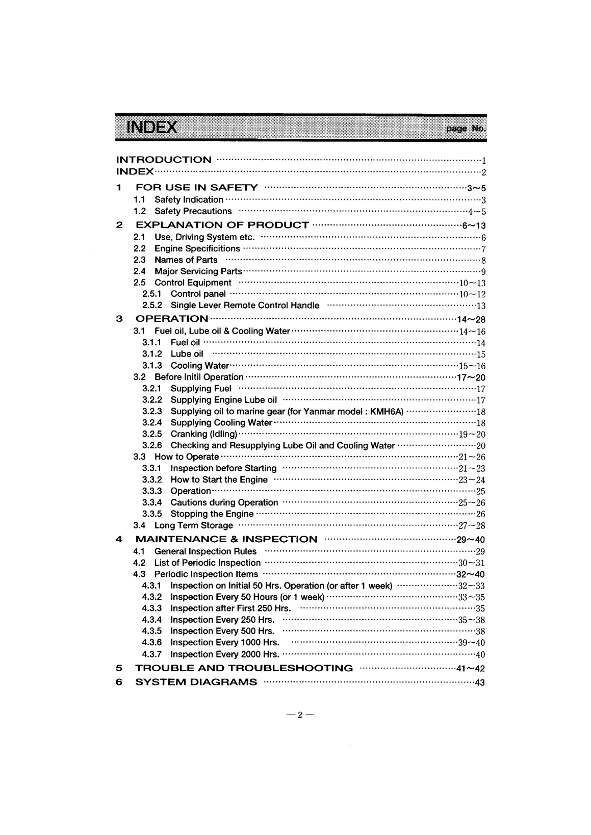 6lya stp: Yanmar Inboard Engine 370hp/272kw Owners Manual