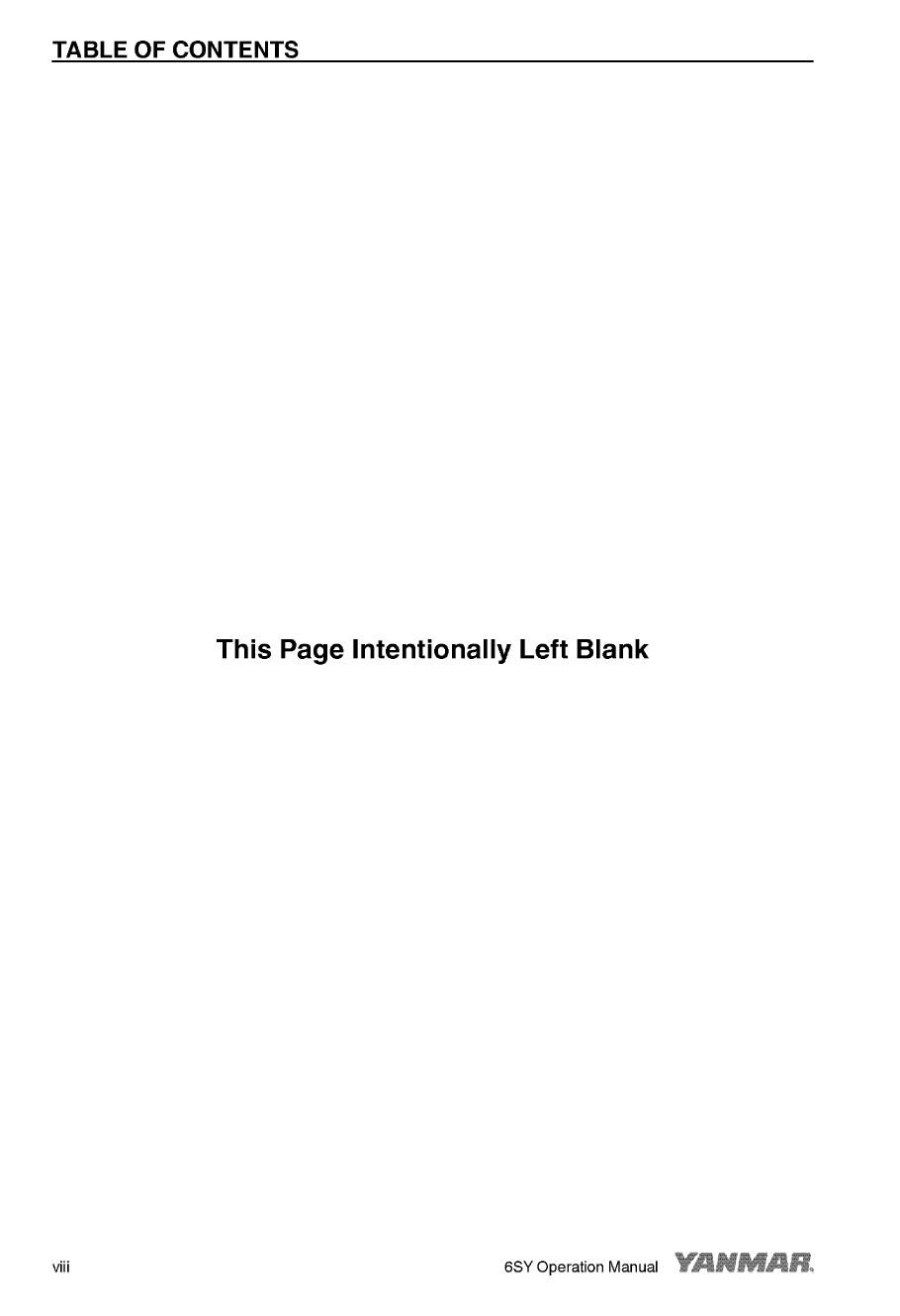 6sy stp: Yanmar Inboard Engine 720hp/530kw Owners Manual