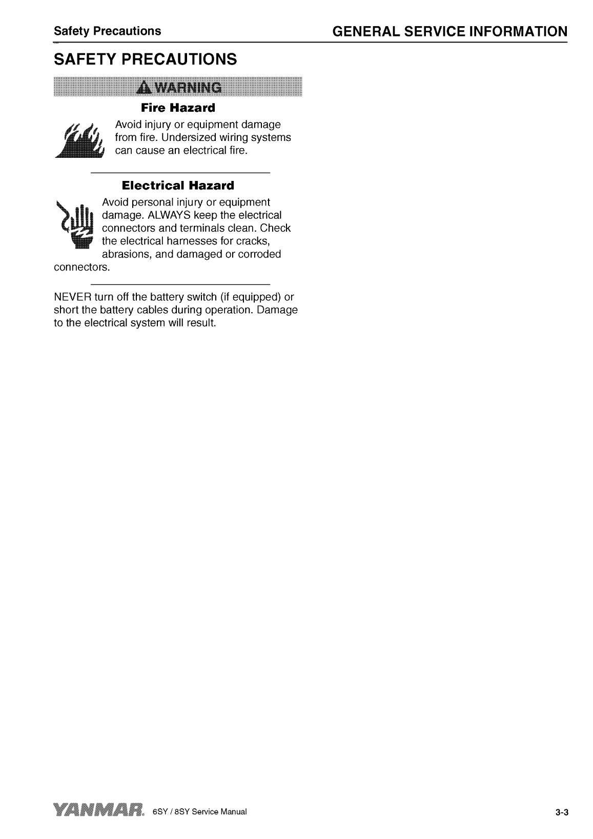 '8sy stp: Yanmar Inboard Engine 900hp/662kw Service Manual'