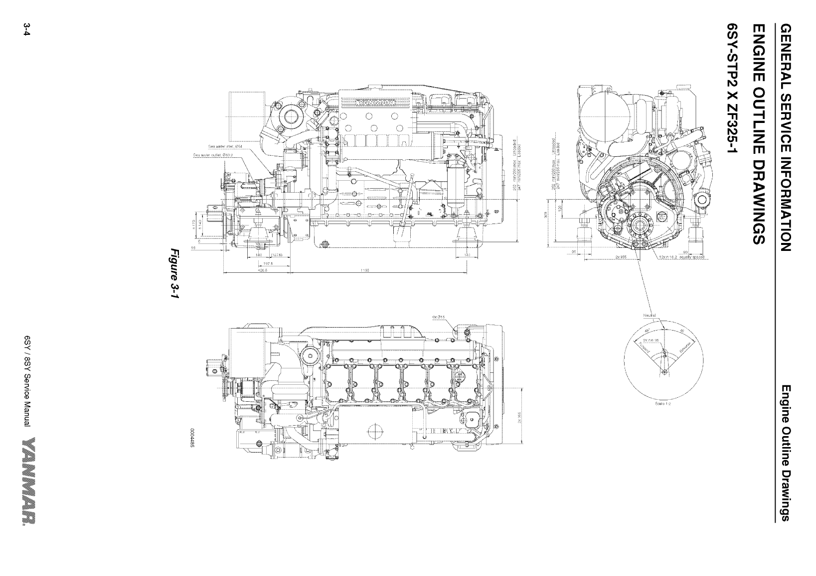 '8sy stp: Yanmar Inboard Engine 900hp/662kw Service Manual'