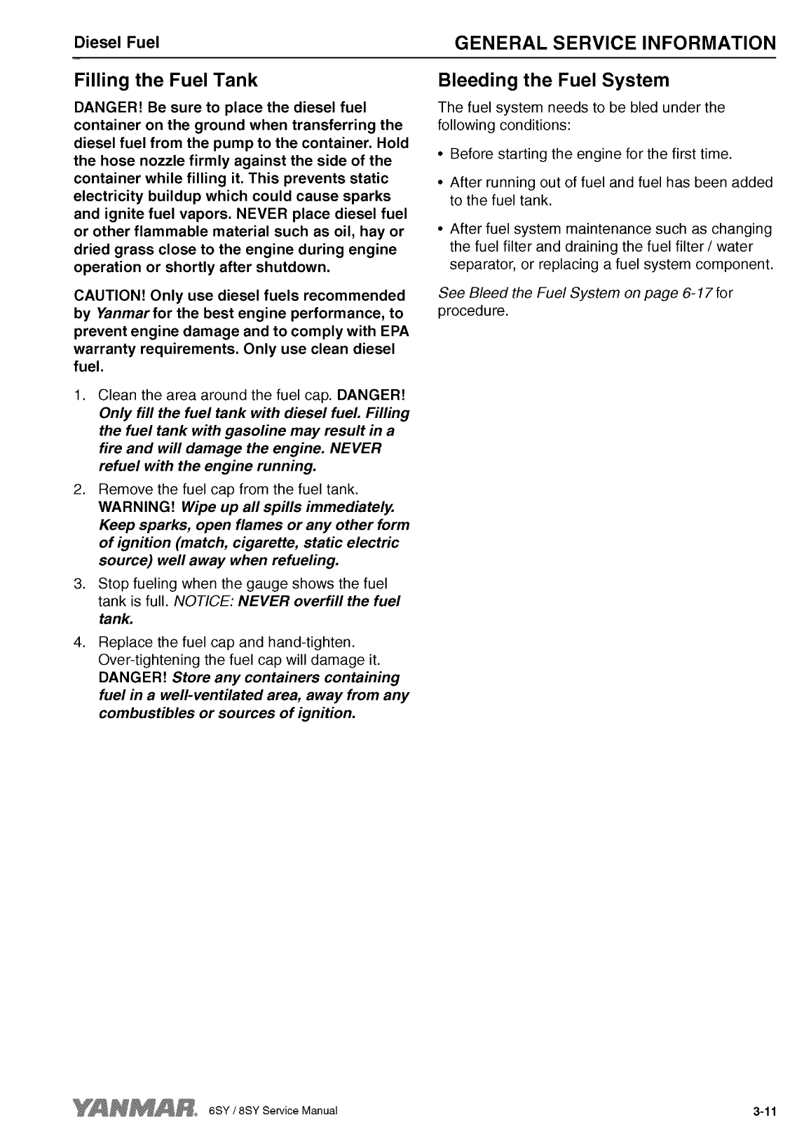 '8sy stp: Yanmar Inboard Engine 900hp/662kw Service Manual'