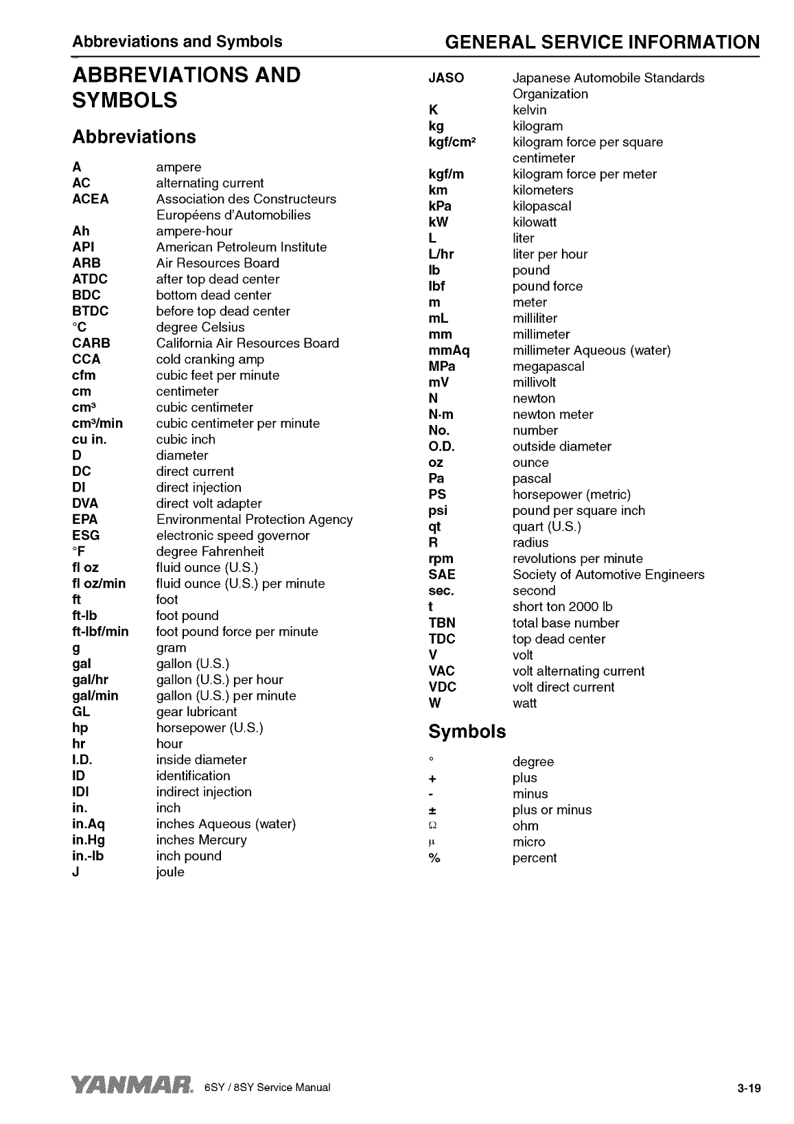 8sy stp: Yanmar Inboard Engine 900hp/662kw Service Manual