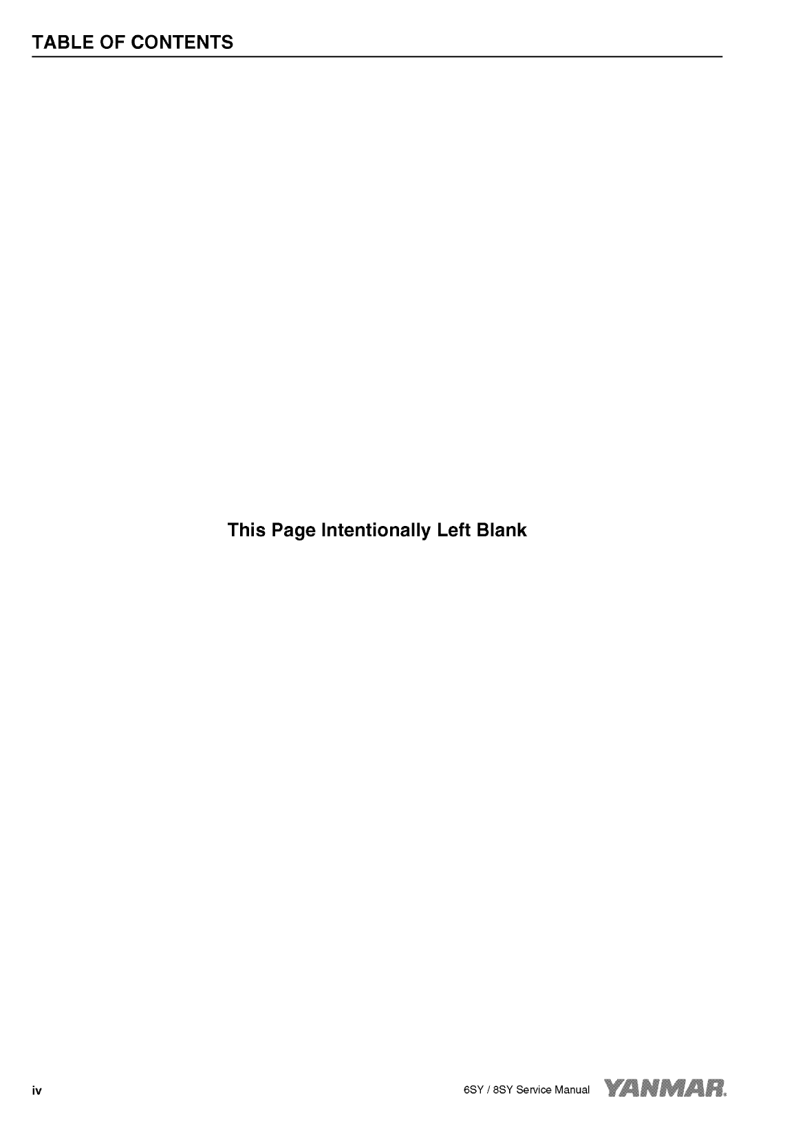 6sy stp: Yanmar Inboard Engine 720hp/530kw Service Manual