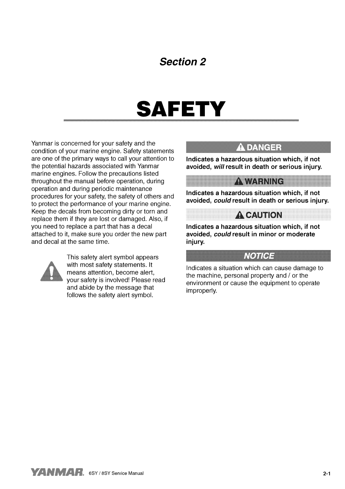 '8sy stp: Yanmar Inboard Engine 900hp/662kw Service Manual'
