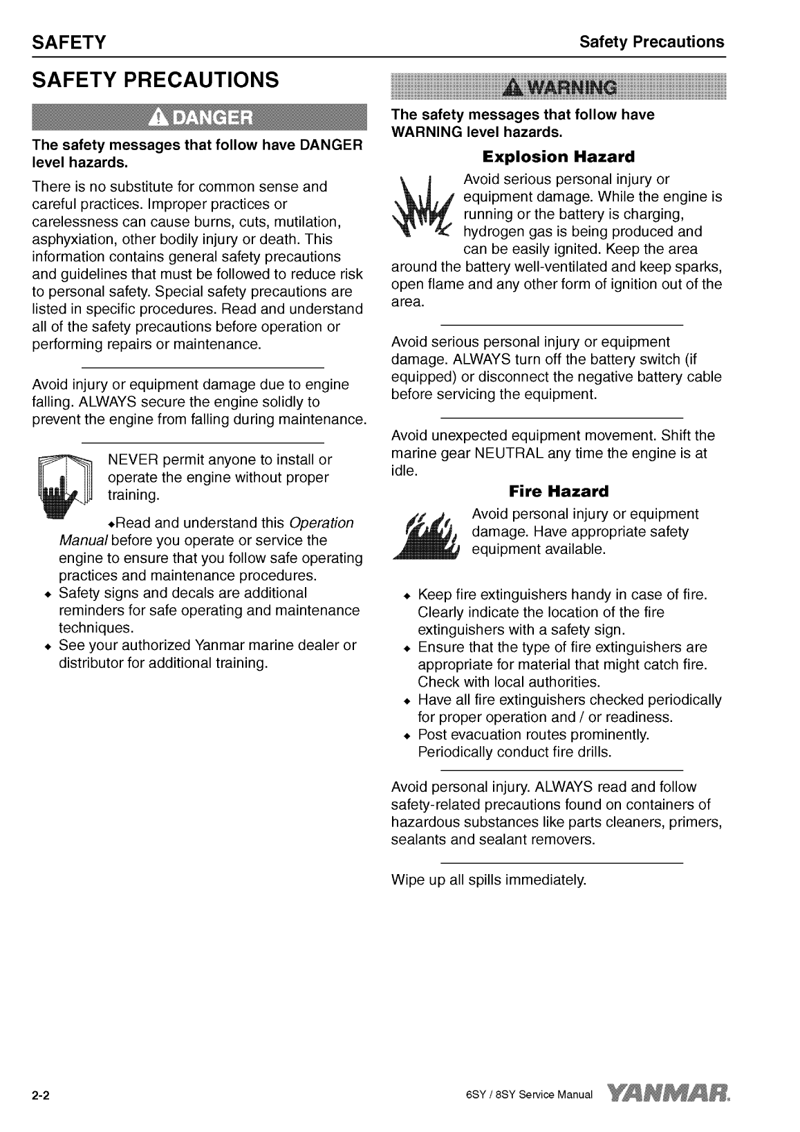 8sy stp: Yanmar Inboard Engine 900hp/662kw Service Manual
