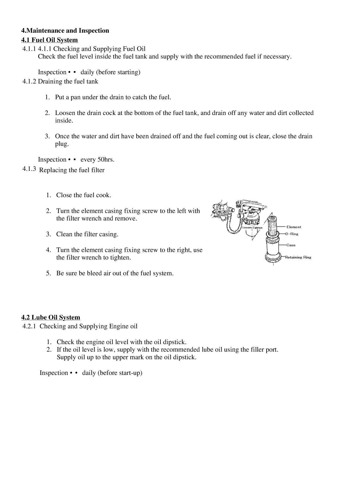 Yanmar Gm Series Maintainance Manual