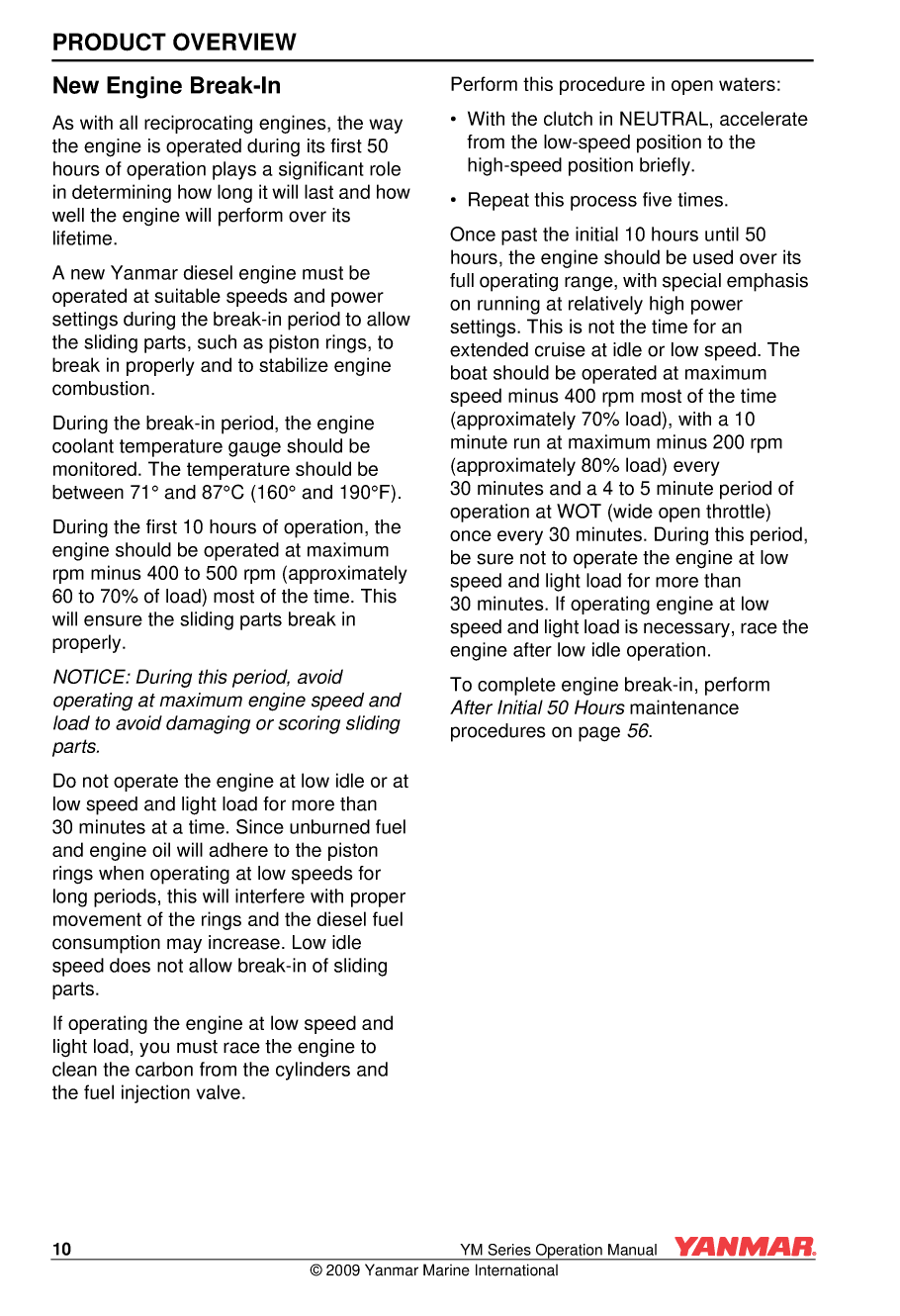 Yanmar Ym Series Operations Manual V2 21jan09