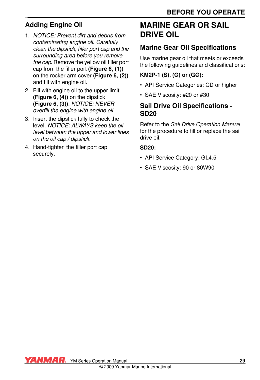 Yanmar Ym Series Operations Manual V2 21jan09