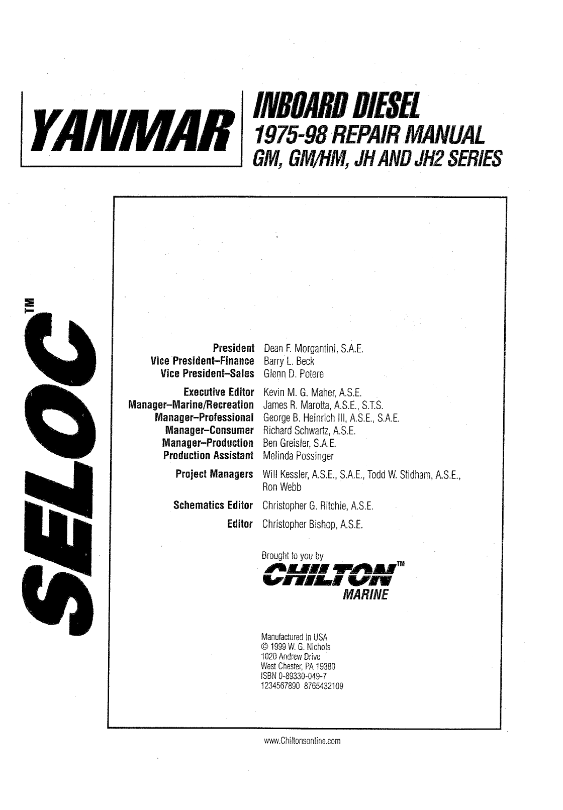 Qm Gm hm 4jh 4jh2 Repair Manual