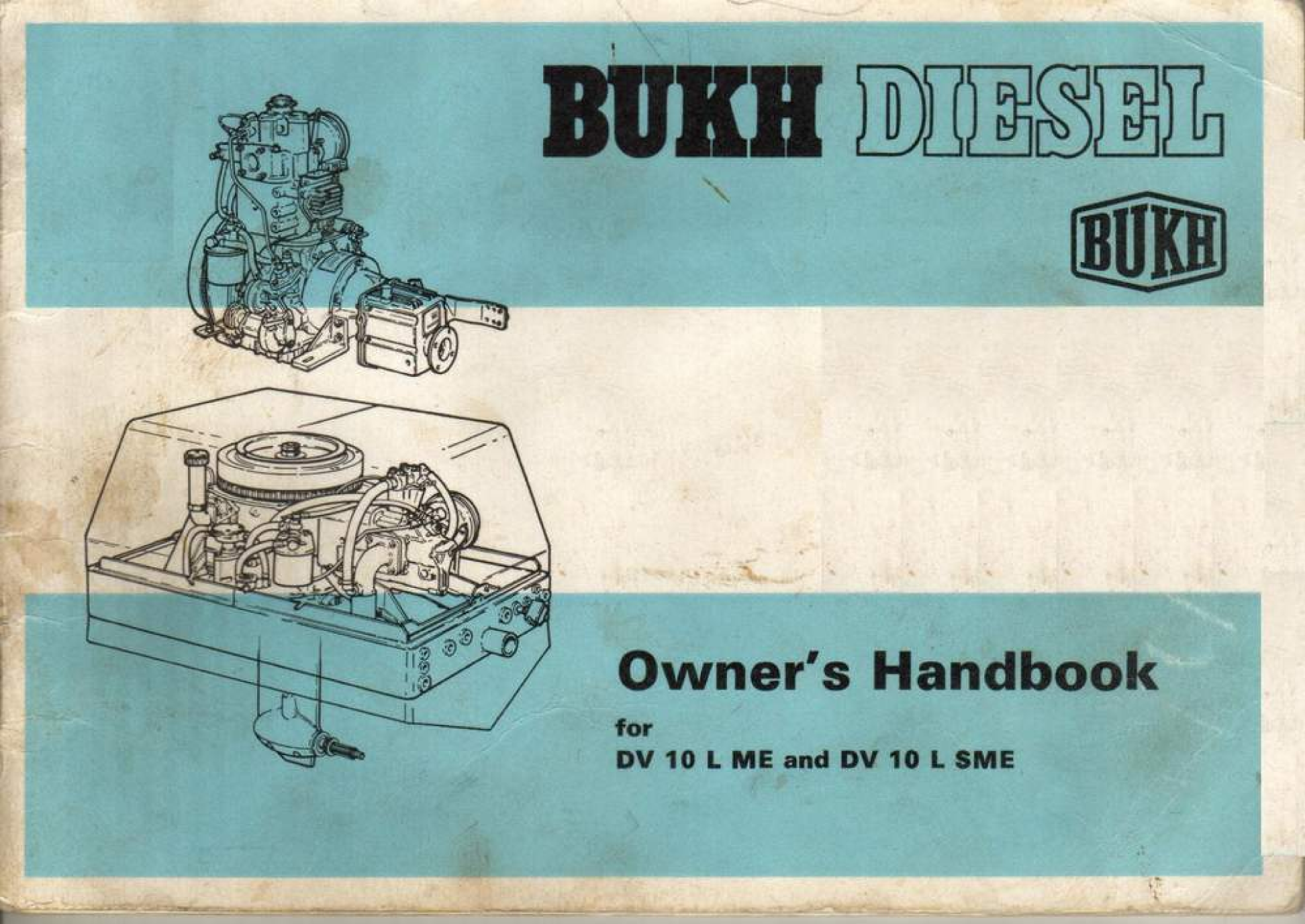 Bukh Diesel Dv10 L Me Sme Owners Handbook