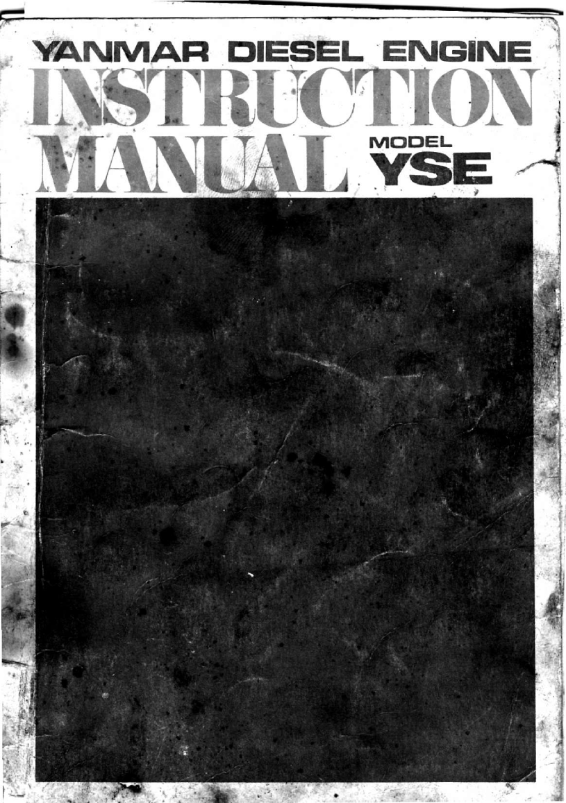 Yanmar Yse Instruction Manual