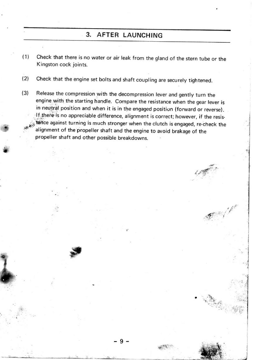 Yanmar Yse Instruction Manual