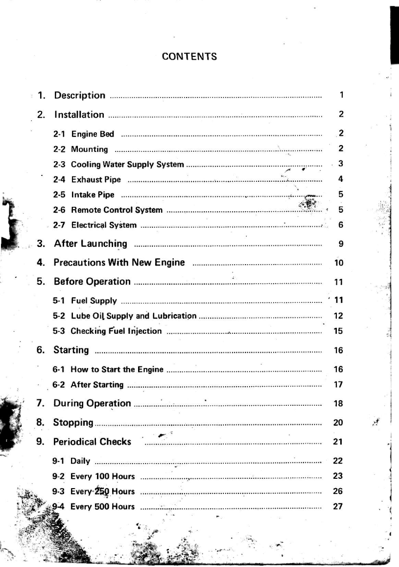 Yanmar Yse Instruction Manual