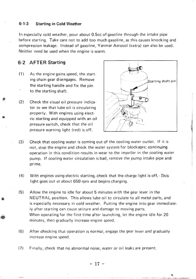 Yanmar Yse Instruction Manual