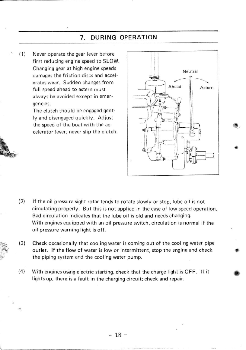 Yanmar Yse Instruction Manual