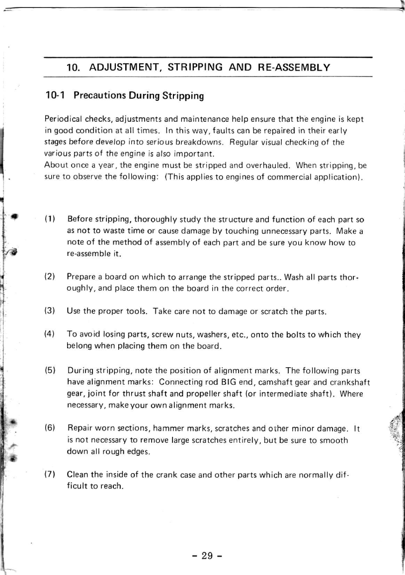 Yanmar Yse Instruction Manual