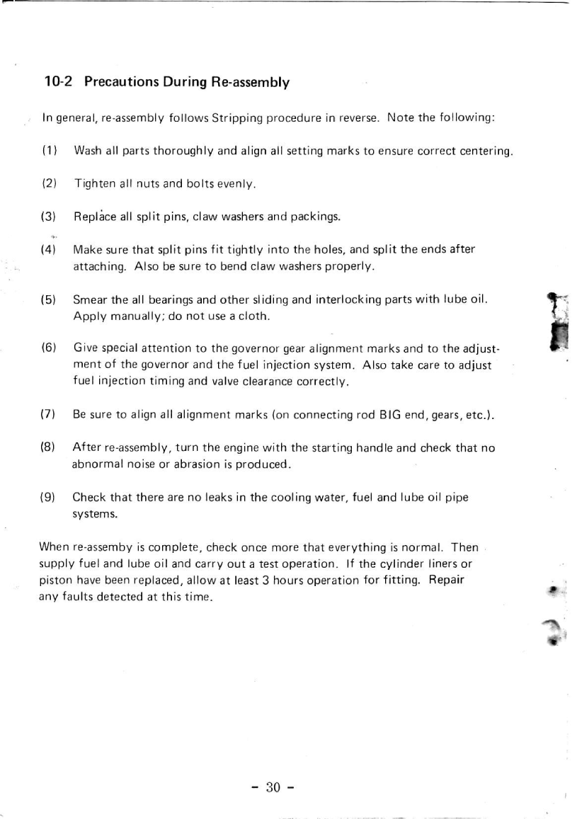 Yanmar Yse Instruction Manual