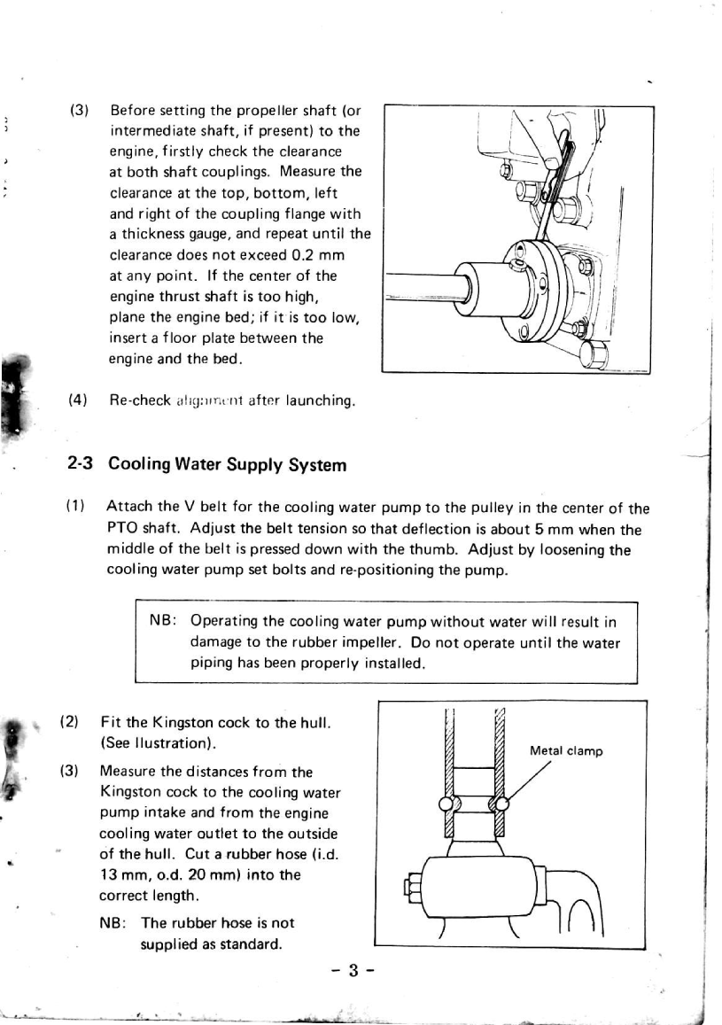 Yanmar Yse Instruction Manual