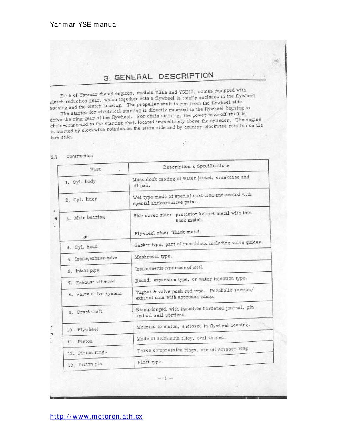 Yanmar Yse Service Manual 8 12