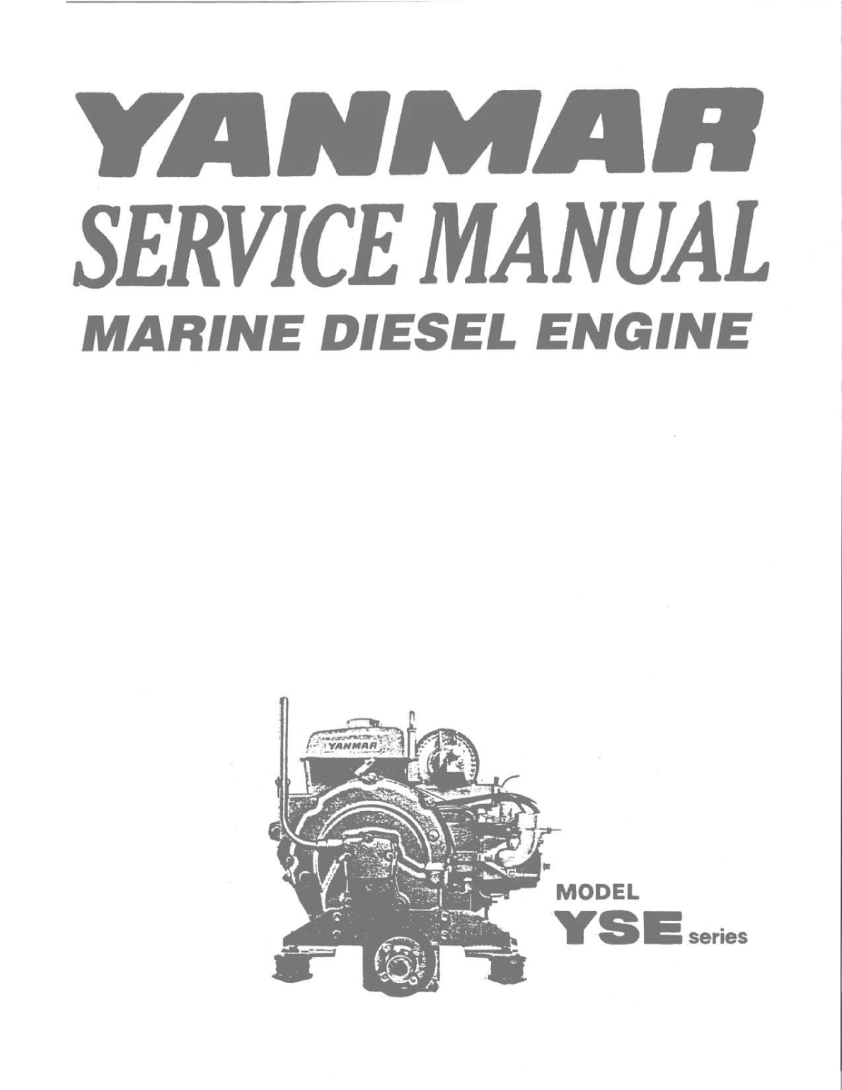 Yanmar yse ysb Service Manual