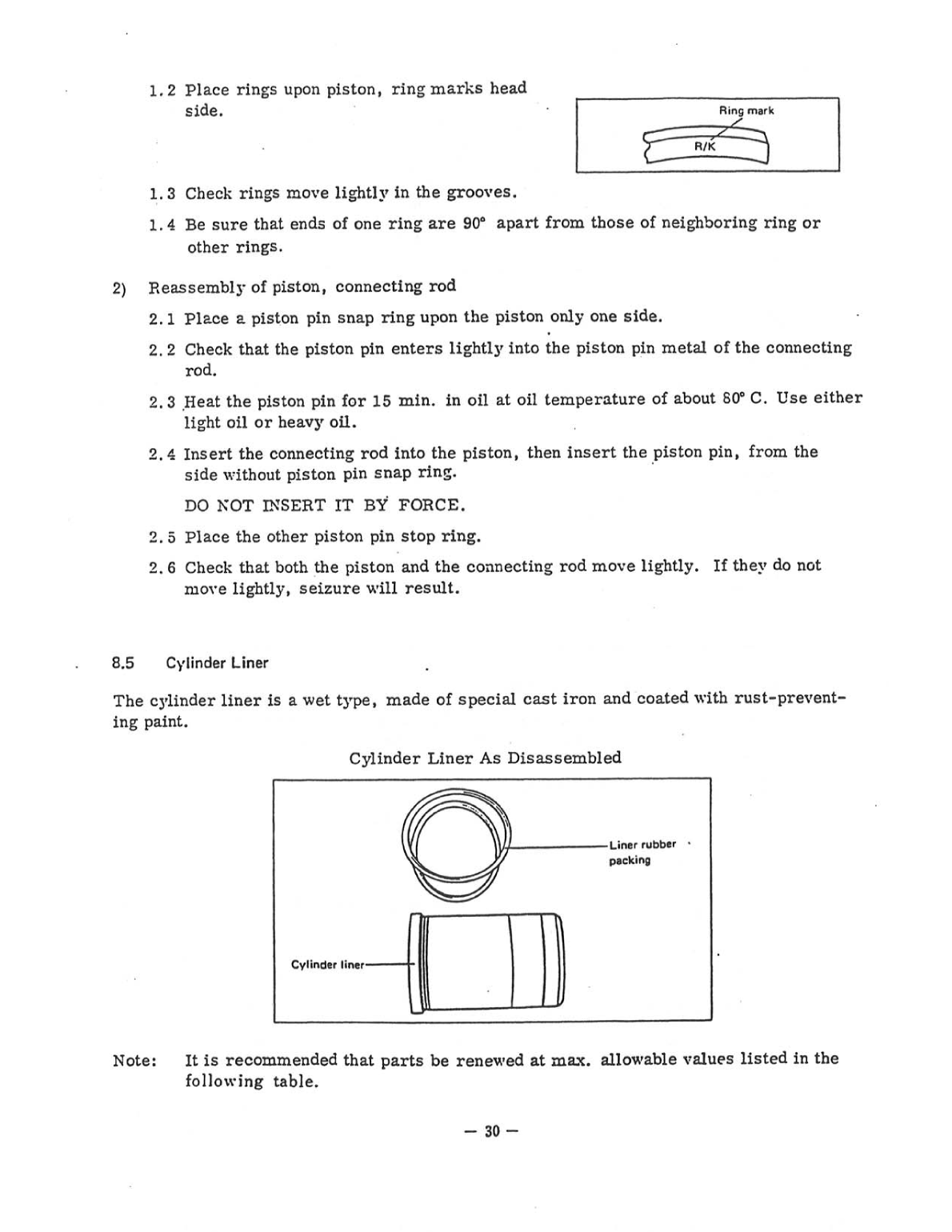 Yanmar yse ysb Service Manual