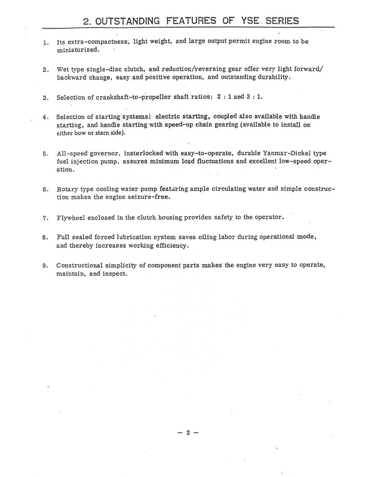 Yanmar yse ysb Service Manual