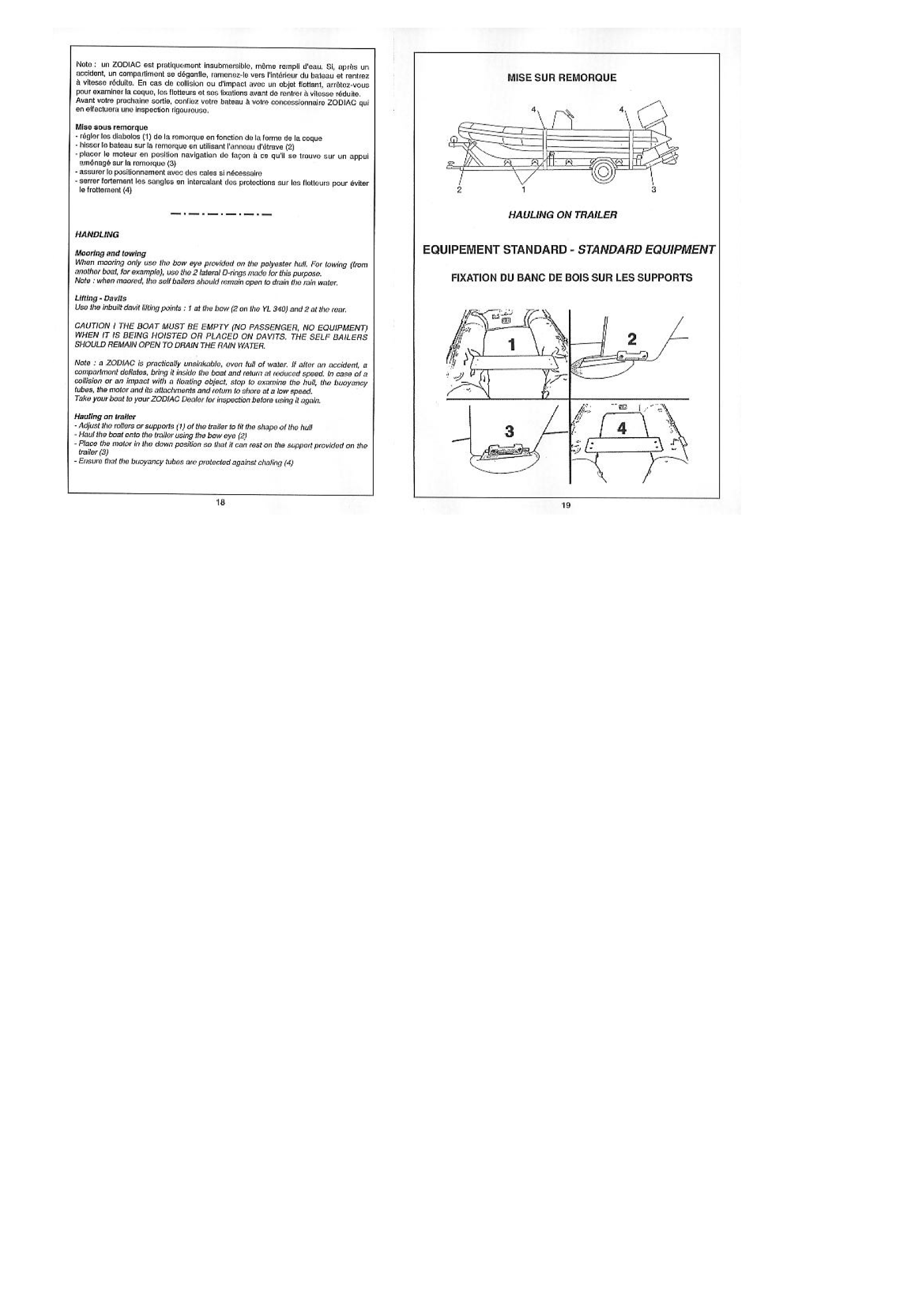 ' Zodiac Yl 275 310 340 Owner's Manual'